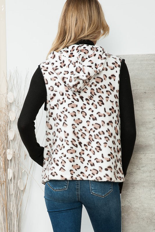 Hoodie Vest with Pockets Pink or Taupe - The Downtown Dachshund