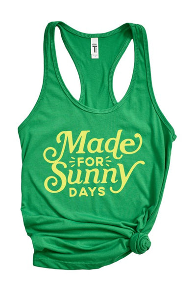 Made For Sunny Days Tank - The Downtown Dachshund