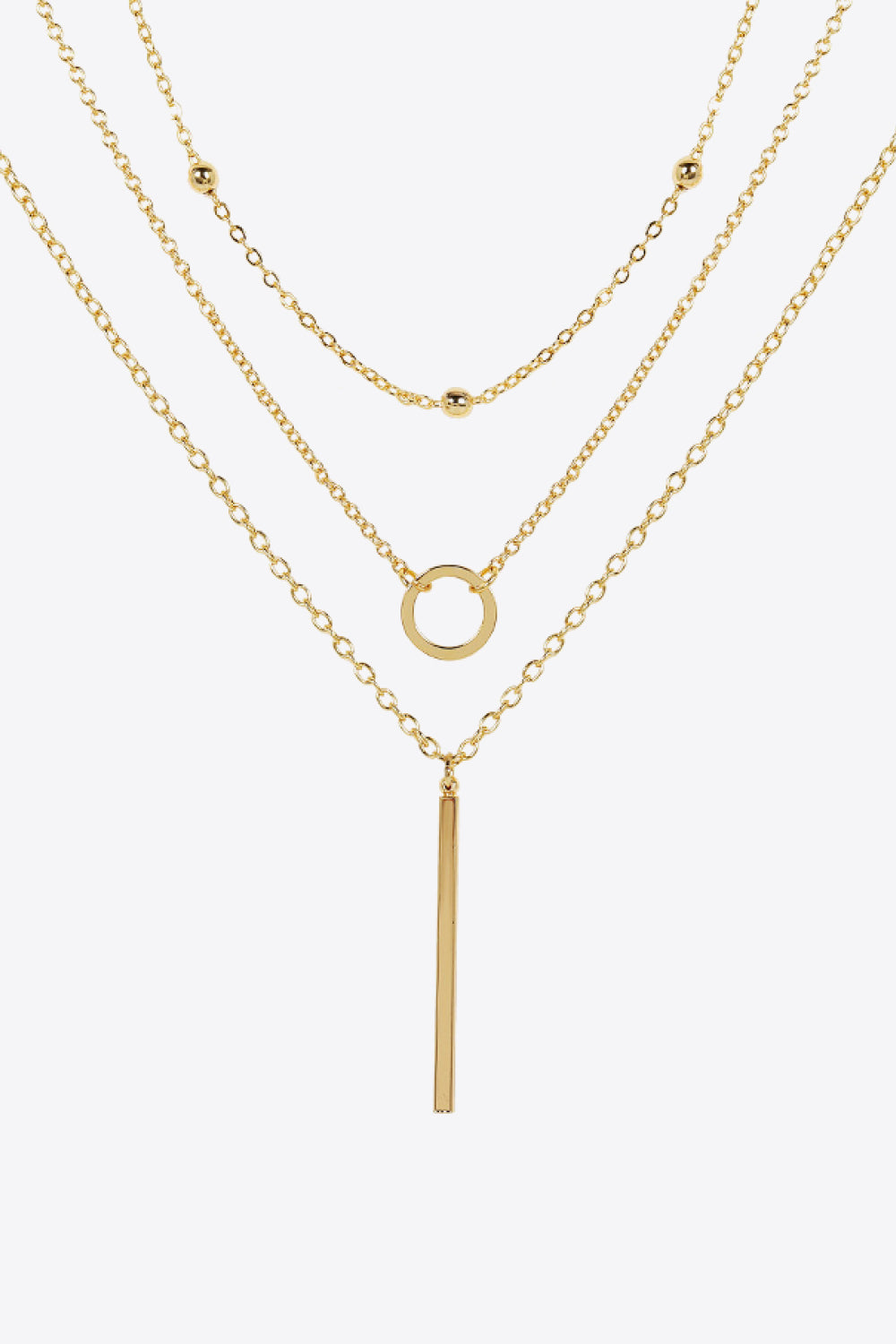 Basic Three-Piece Chain Necklace Set - The Downtown Dachshund
