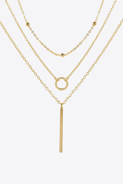 Basic Three-Piece Chain Necklace Set - The Downtown Dachshund