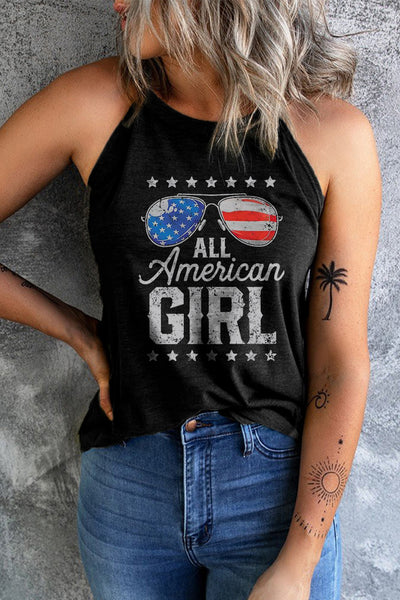 ALL AMERICAN GIRL Graphic Tank - The Downtown Dachshund
