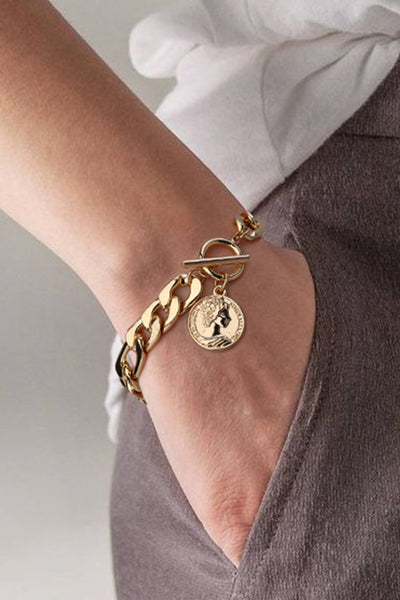 Chunky Chain Toggle Clasp Bracelet - The Downtown Dachshund